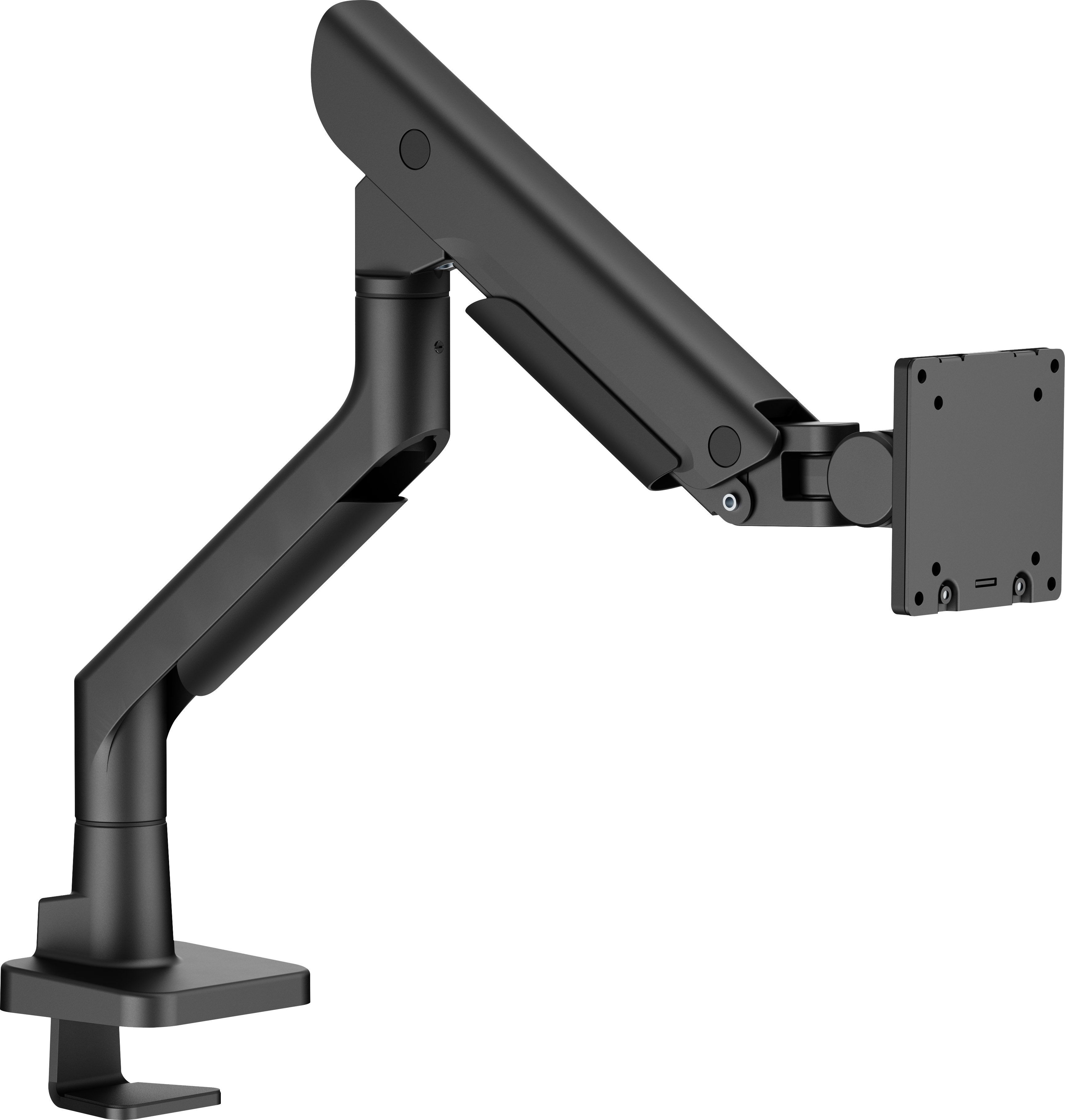 monitorarm,  verstellbarer arm,  schreibtischhalterung,  vESA halterung,  schwarze farbe