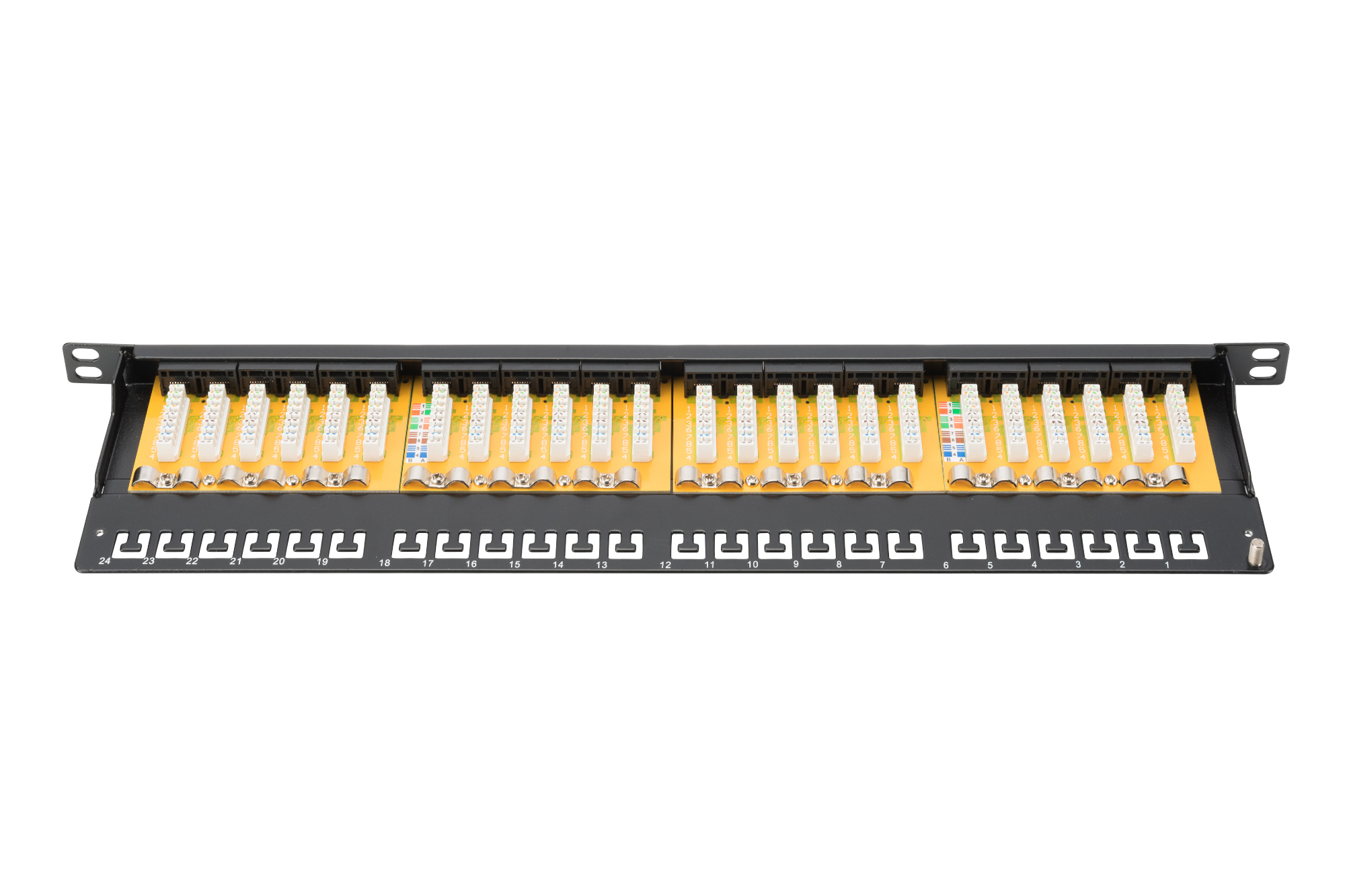 DIGITUS DN-91624U-SL-SH CAT 6, Class E High Density Patch Panel, ungeschirmt DIGITUS DN-91624U-SL-SH CAT 6, Class E High Density Patch Panel, ungeschirmt