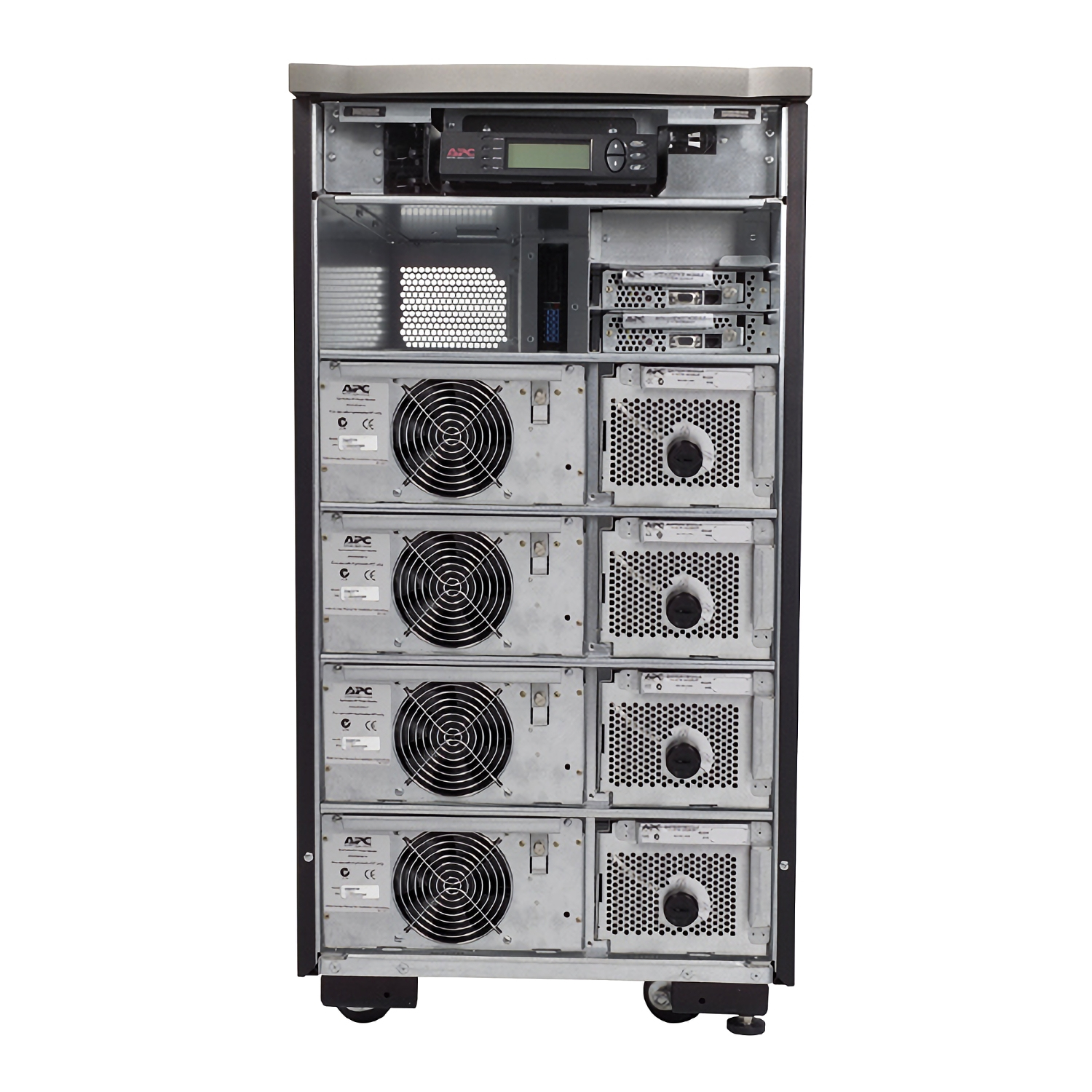 server rack, rack console, power supply, cooling fans, hot-swappable drives