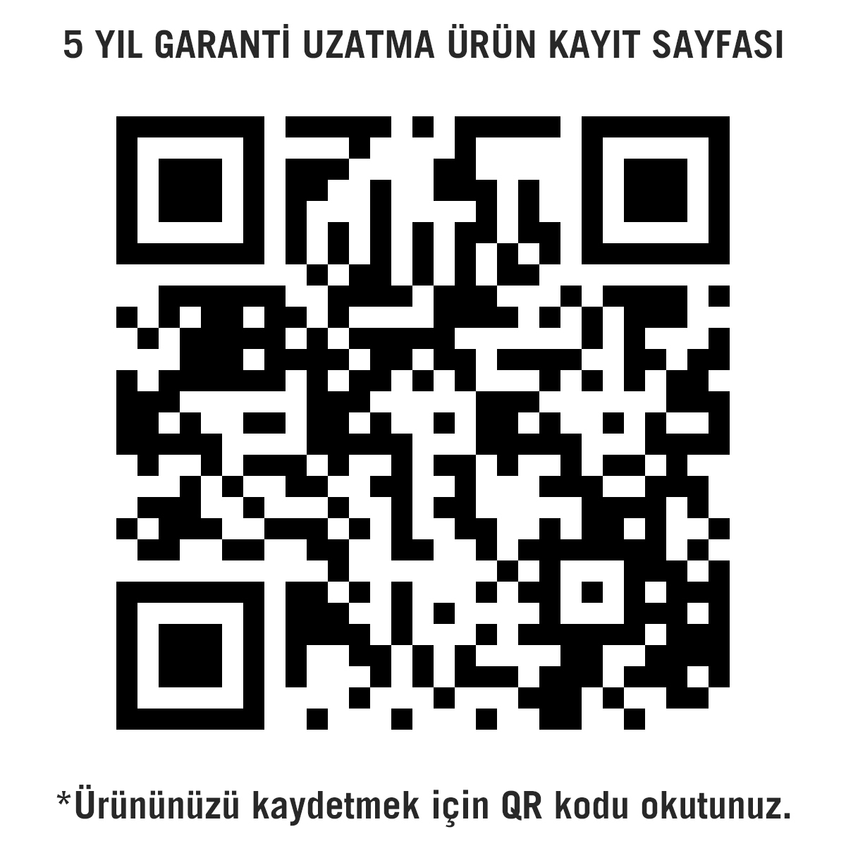 QR-Code, Garantieregistrierung, Garantieverlängerung, Schwarz-Weiß, Produktregistrierung