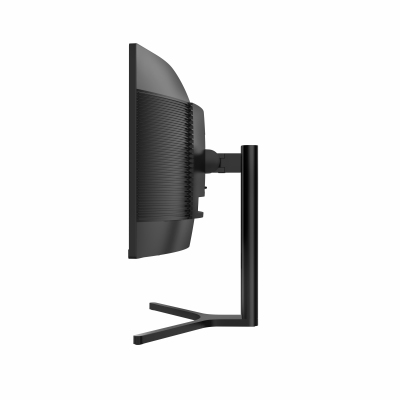 Monitor,  Monitor Stand,  LCD monitor,  black color,  curved edge