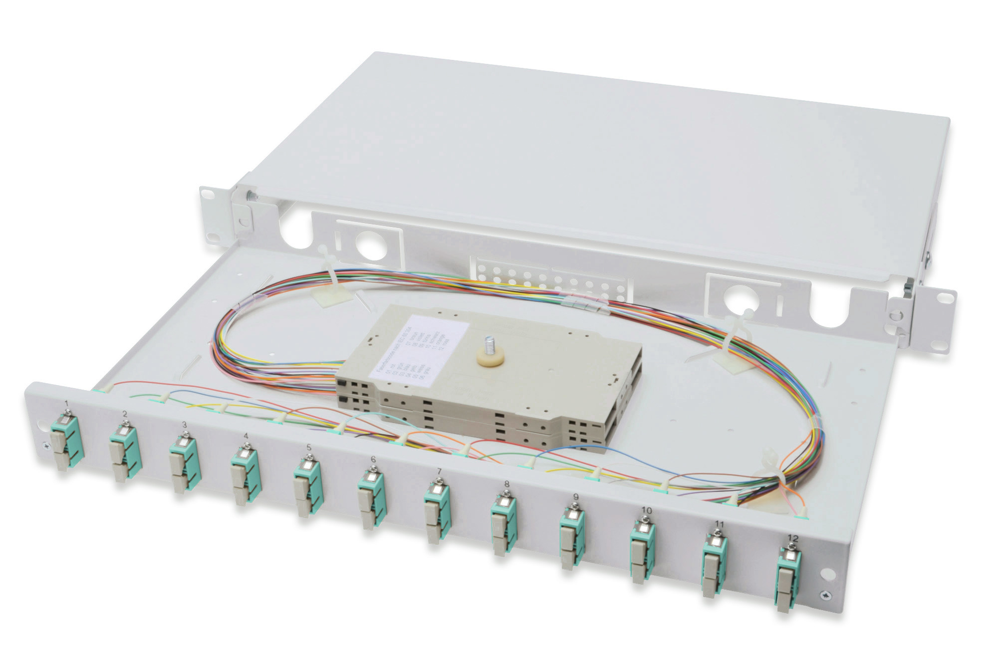 DIGITUS DN-96321/3 LWL Spleißbox, bestückt, SC, OM3