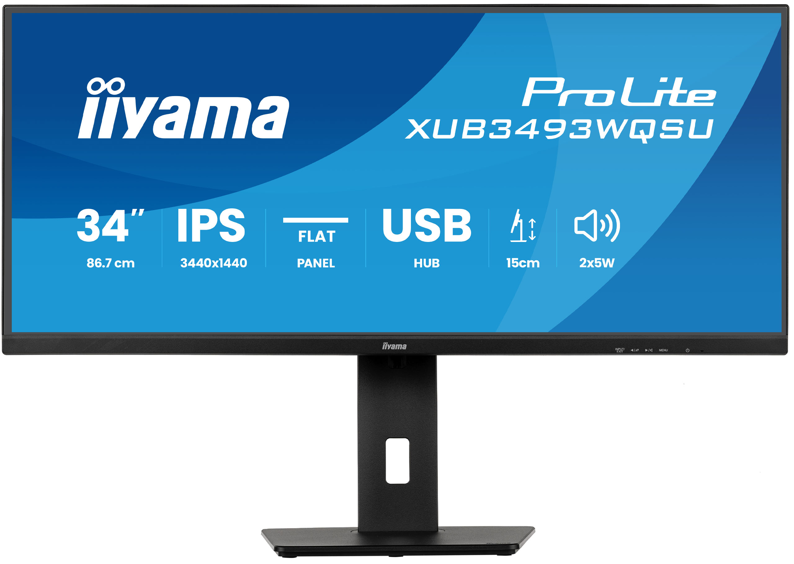 IIYAMA Monitor XUB3493WQSU-B6 Computerausrüstung, Überwachen, Bildschirm, FERNSEHER