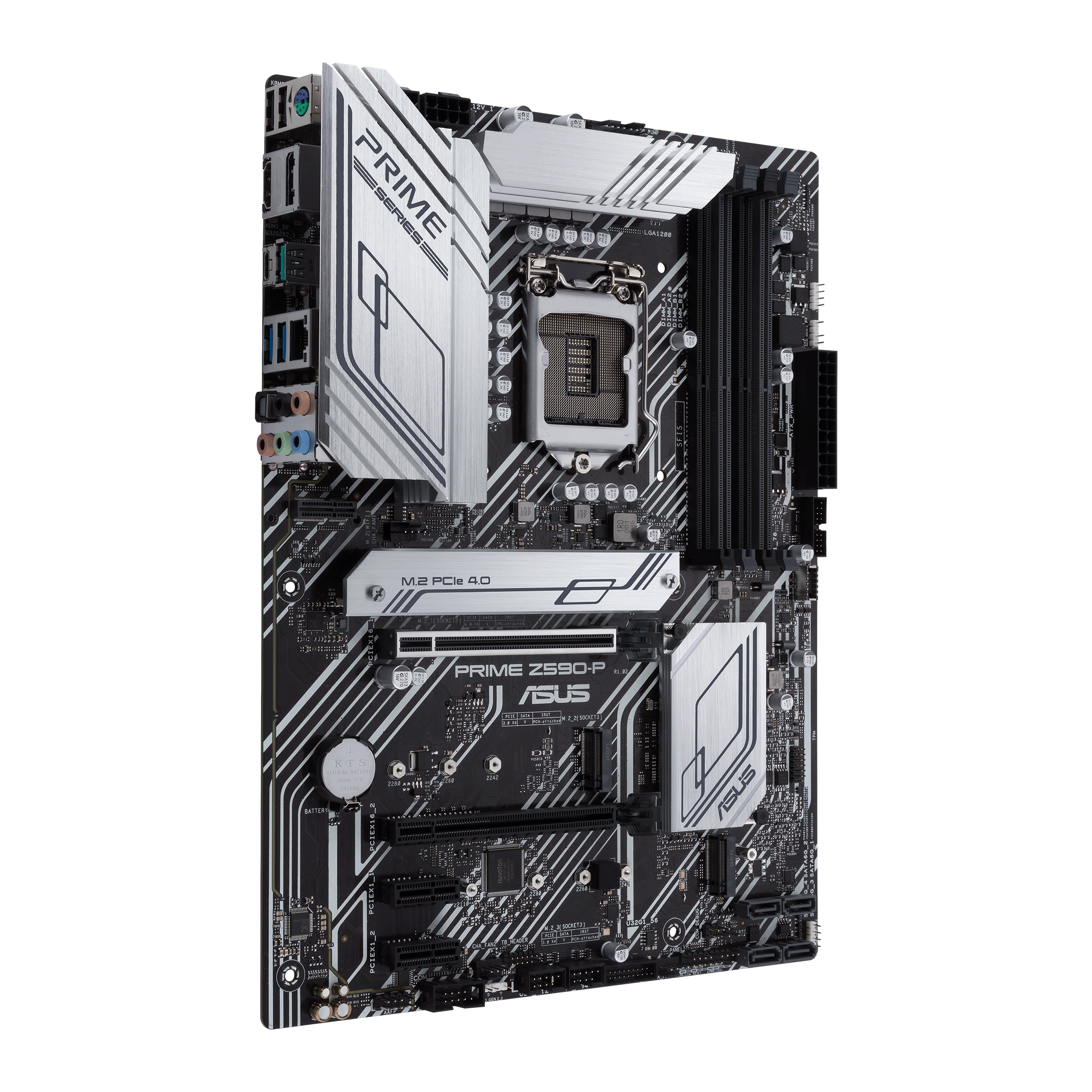 MB ASUS So1200 PRIME Z590-P | 4x DDR4 | DP, HDMI, DVI-D, VGA | ATX