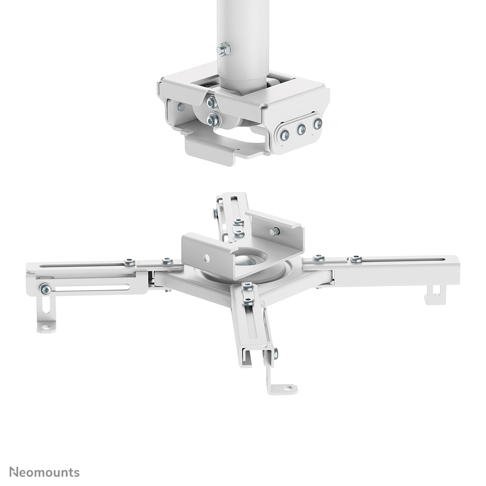 monitorarm, montageklammer, verstellgelenk, metallhalter, weißes hardware