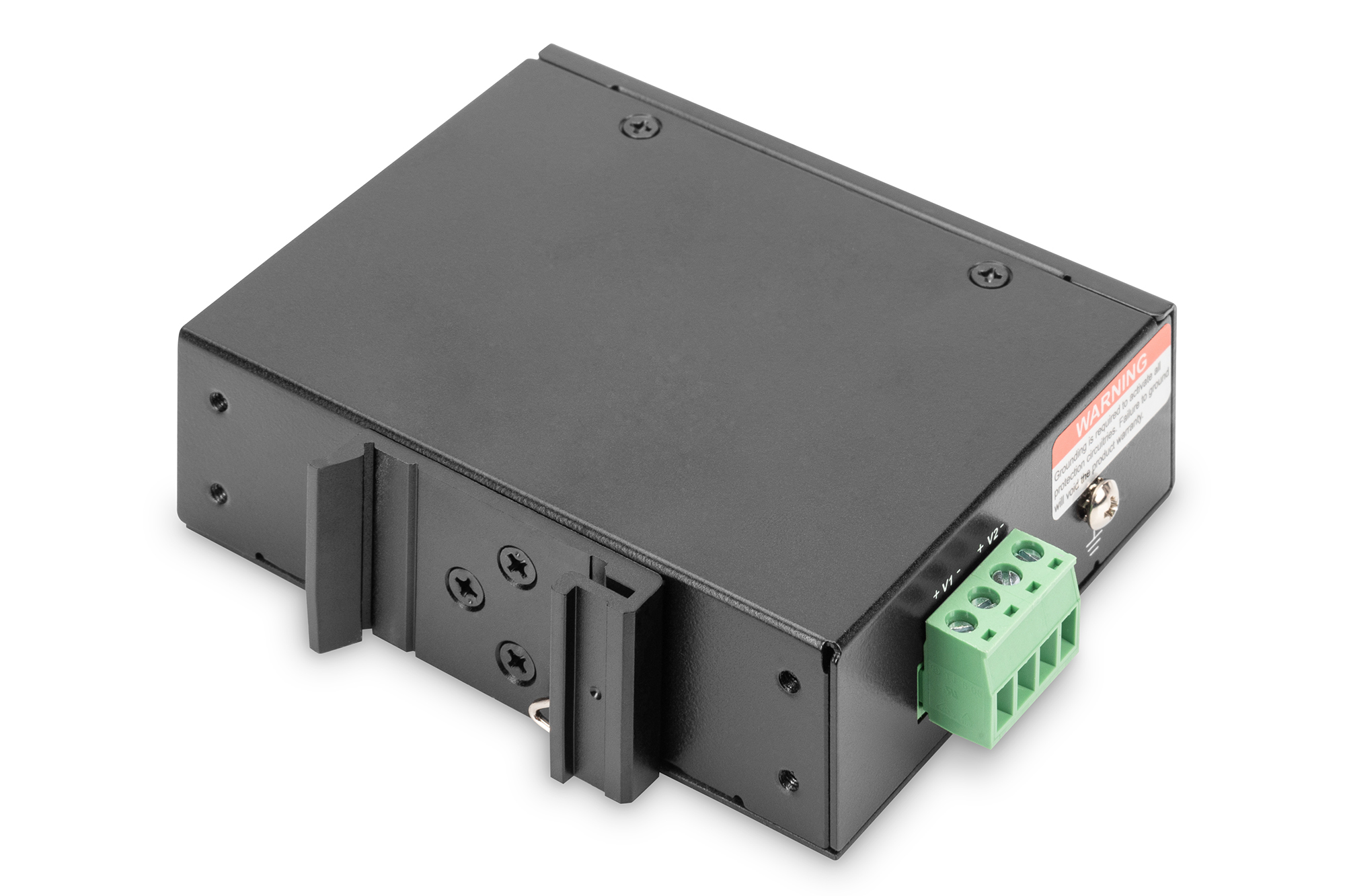 Stromversorgung, DC-Modul, Hutschienenmontage, Klemmenblock, Metallgehäuse