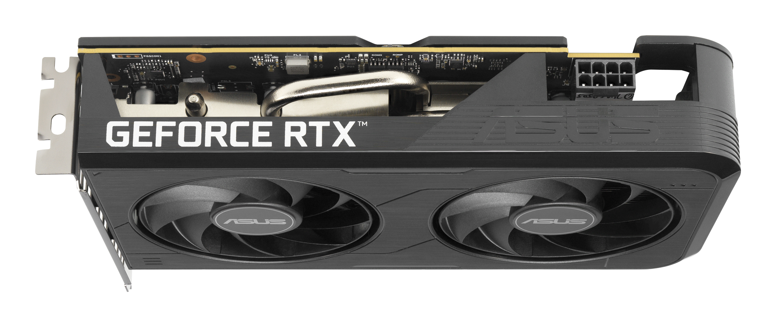 GeForce RTX, Grafikkarte, PCIe Anschluss, 2xFan, Gehäusegrößen