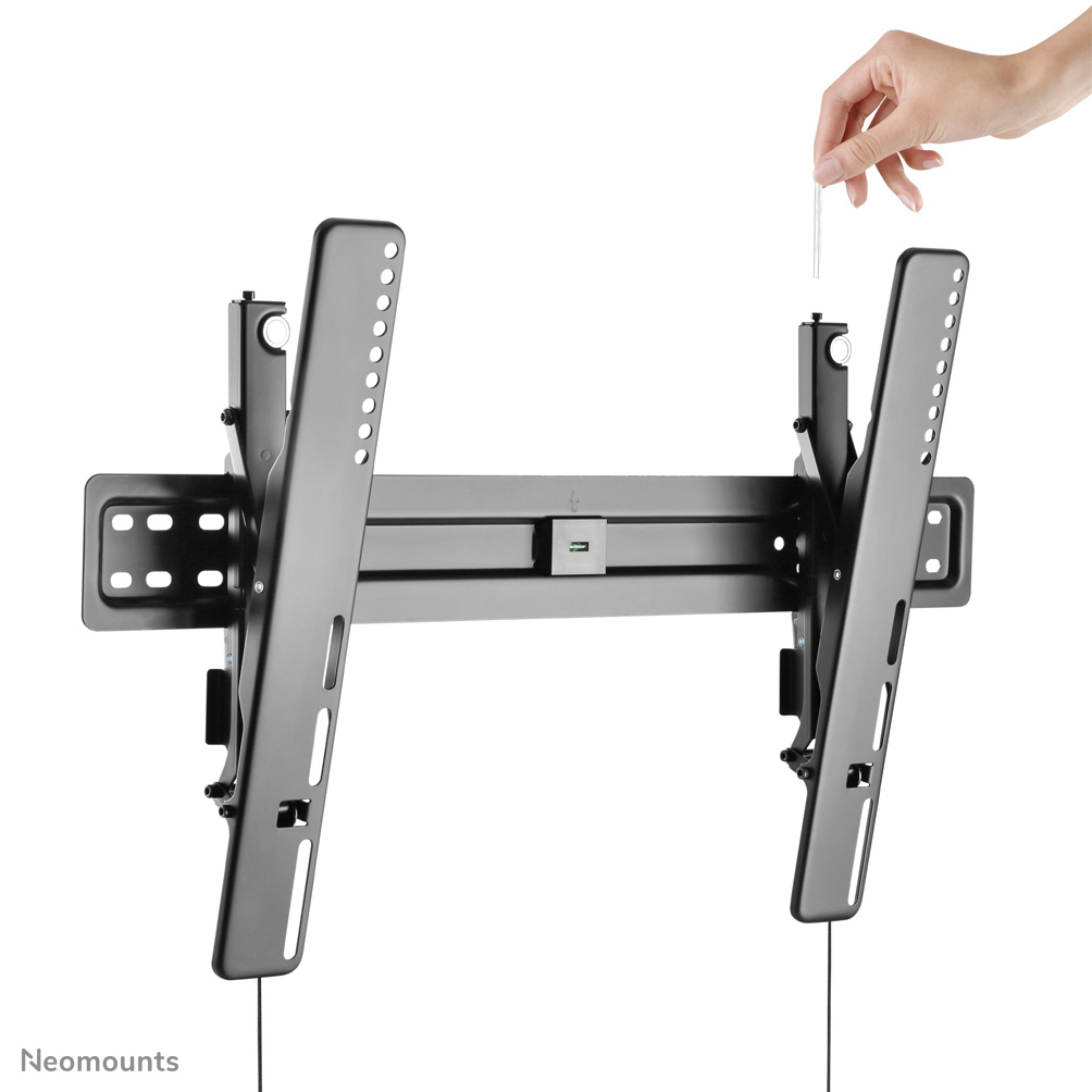 Neomounts Monitor-Wandhalterung - 94 cm (37 Zoll) - 190,5 cm (75 Zoll) - 200 x 200 mm - 600 x 400 mm - 0 - 12 Grad  - Schwarz