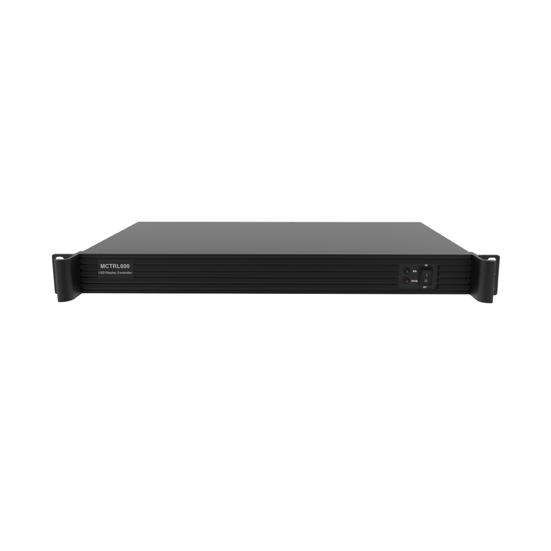 LED-Display-Controller, Rackmount, Schwarz, Vorderseite, MCTRL600