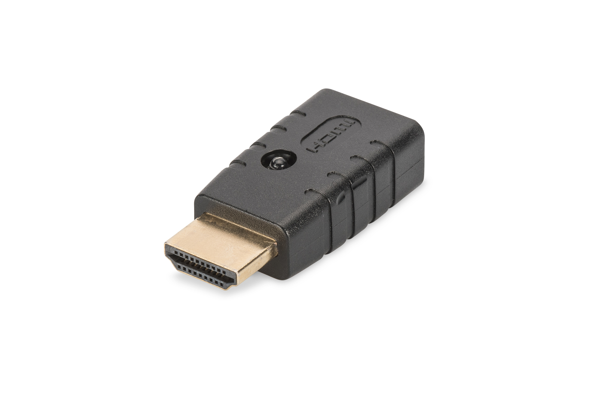 HDMI-Adapter, HDMI-A männlich, Kabeladapter, schwarz, Anschlusstyp HDMI