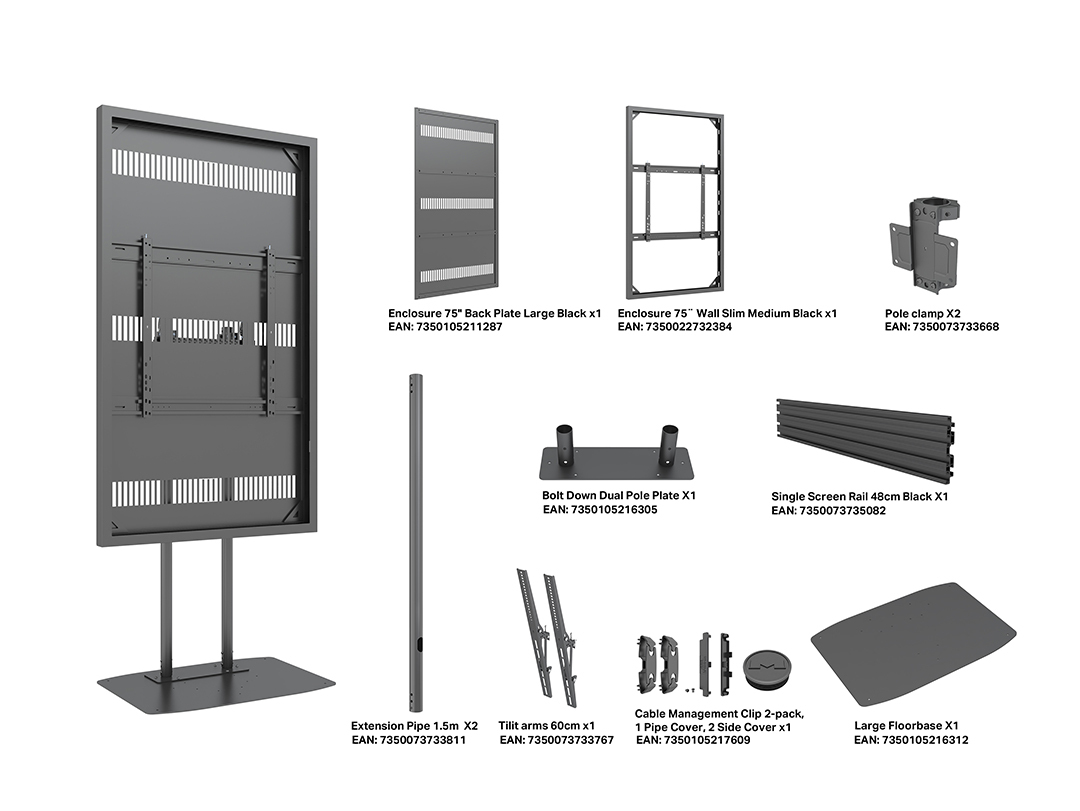 HAGOR BrackIT Stand  low tilt   (8225) HAGOR BrackIT Stand  low tilt   (8225)