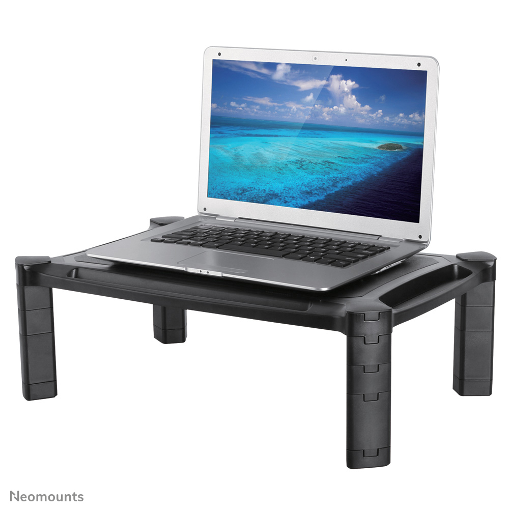 Neomounts Monitor-/Laptop-Erhöhung - Freistehend - 10 kg - 25,4 cm (10 Zoll) - 81,3 cm (32 Zoll) - Höhenverstellung - Schwarz