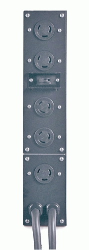 APC Service Bypass Panel - 200/208/240V, 30A, BBM, L6-30P input (2) L6-30R (2) L6-20R output APC Service Bypass Panel - 200/208/240V, 30A, BBM, L6-30P input (2) L6-30R (2) L6-20R output