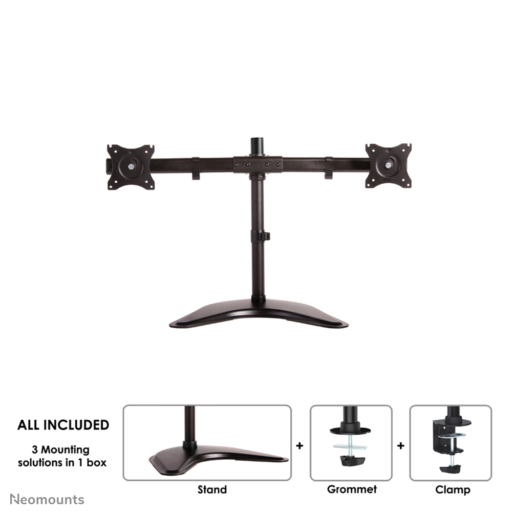Neomounts NM-D335DBLACK Monitor-Ständer 10-27" Neomounts NM-D335DBLACK Monitor-Ständer 10-27"