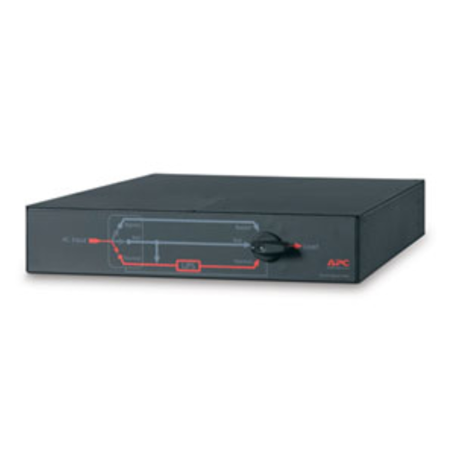 Verstärker, Rack-Mount, Netzwerkgerät, Schwarz, Frontknopf