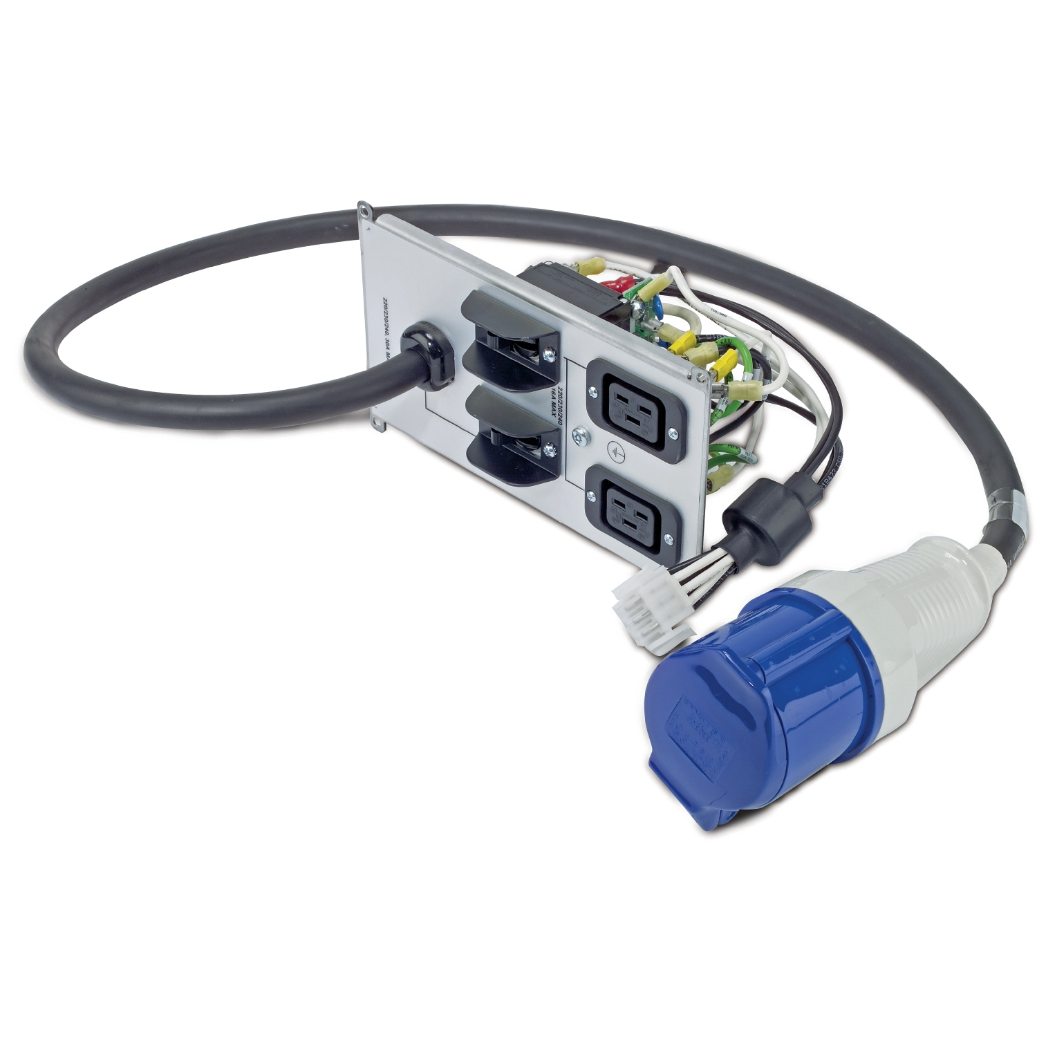 netzsteckdose, elektrischer adapter, server rack, anschluss, kabelbaum
