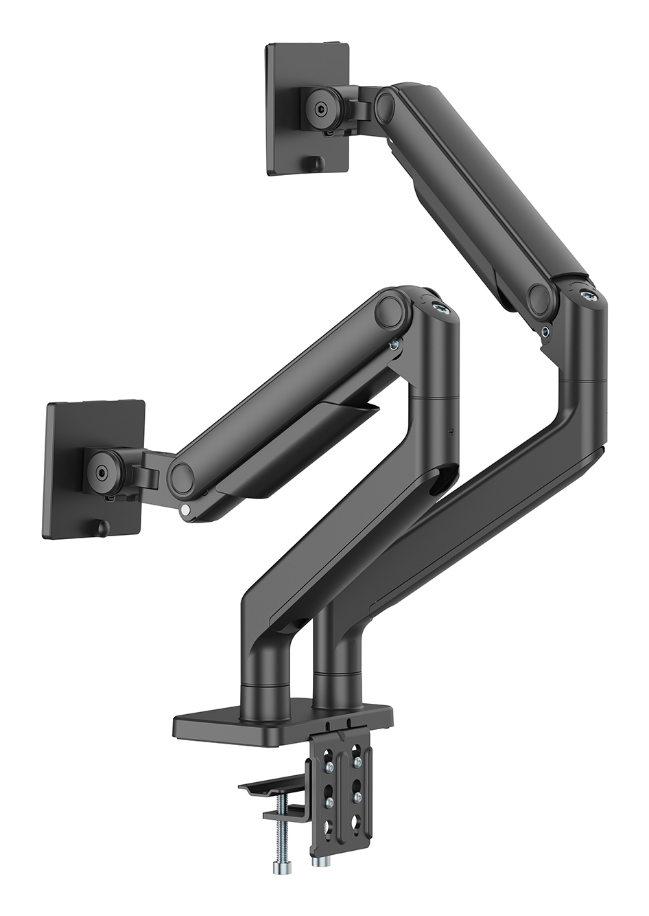 Monitorarm, Klemmarm, Haltearm, Metall, Schwarz