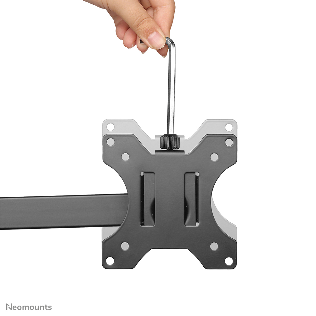 Neomounts Monitor-Tischhalterung - Klemme /Bolzen - 8 kg - 25,4 cm (10 Zoll) - 81,3 cm (32 Zoll) - 100 x 100 mm - Schwarz
