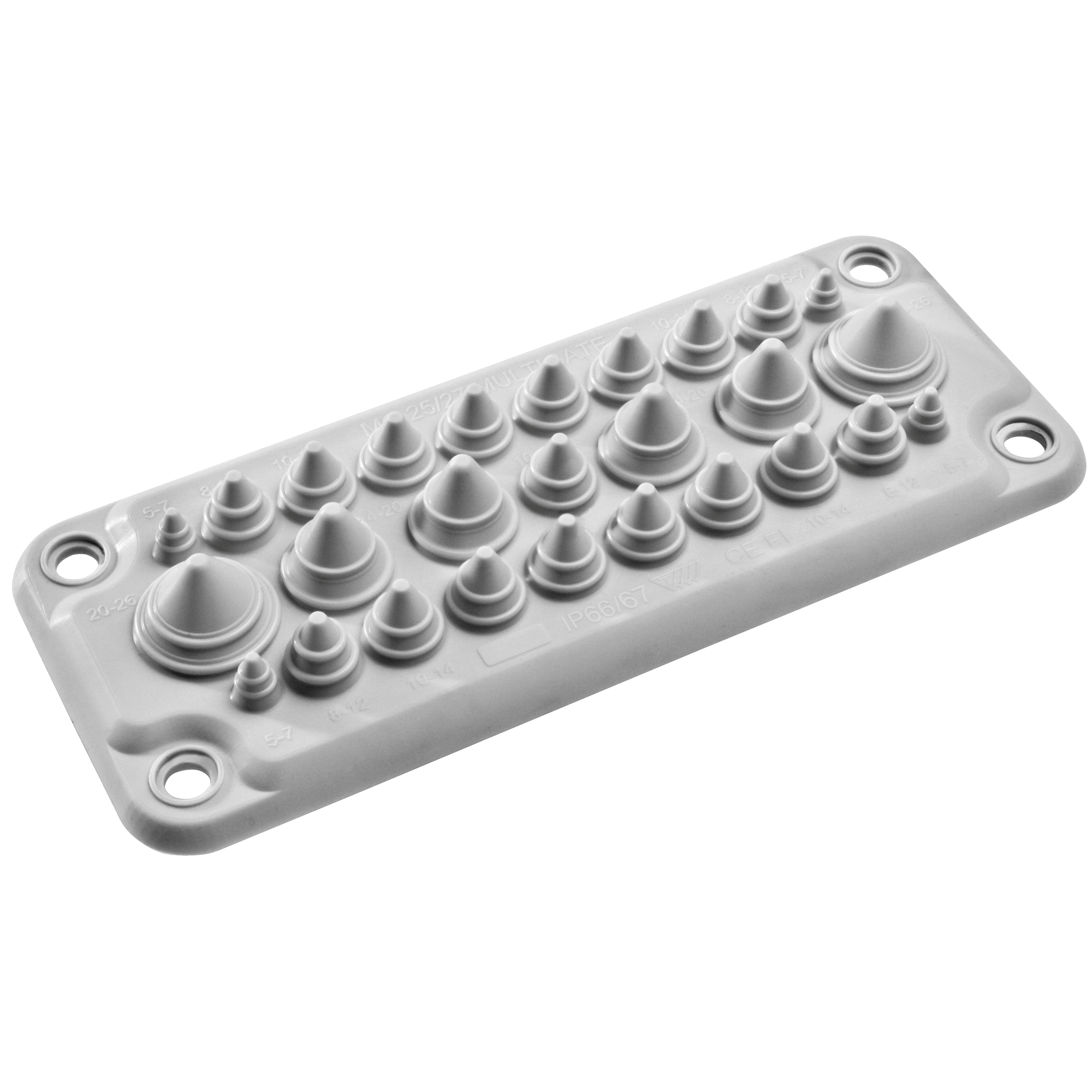 APC NSYAECPFLT25 - Cable entry membrane, PanelSeT, PanelSet,  type FL21 mit 25 entrances IP66