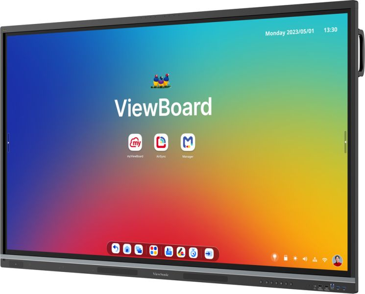 Interaktives Display, Touchscreen, Breitbild, Farbenfrohe Gradient, ViewBoard