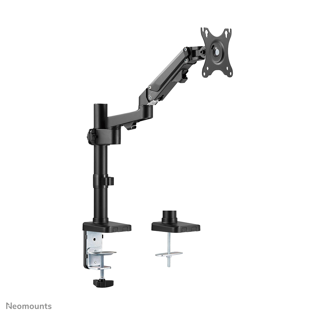 Neomounts Monitor-Tischhalterung - Klemme /Bolzen - 7 kg - 43,2 cm (17 Zoll) - 68,6 cm (27 Zoll) - 100 x 100 mm - Schwarz