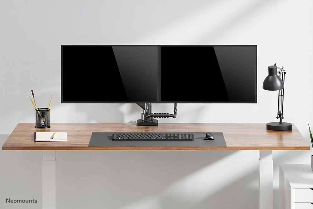 Neomounts Monitor-Tischhalterung - Klemme /Bolzen - 8 kg - 43,2 cm (17 Zoll) - 81,3 cm (32 Zoll) - 100 x 100 mm - Schwarz