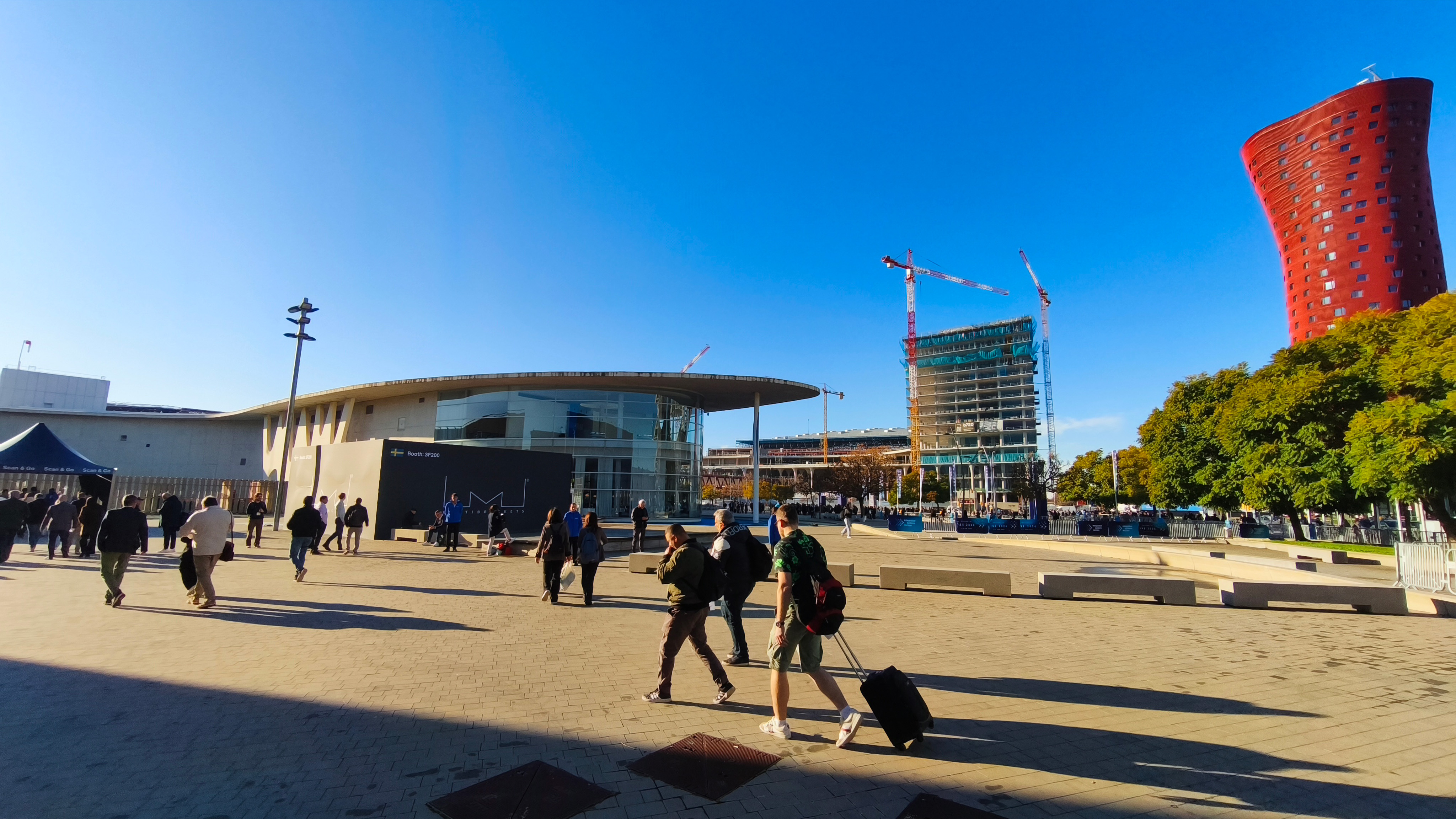Person, Gehen, Stadt, Städtisch, Baukran