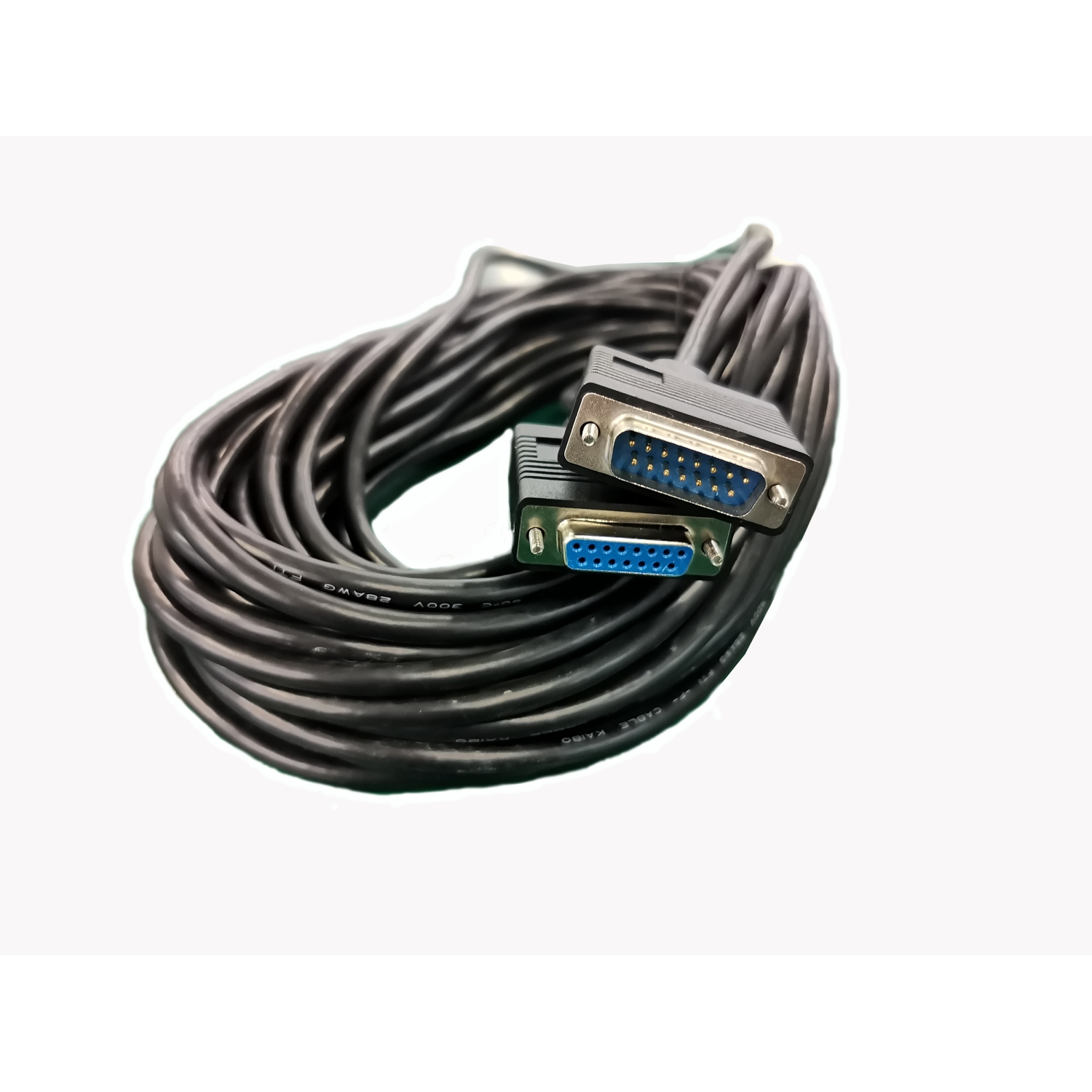 VGA-Kabel, D-Sub Stecker, Kabel mit 15-pol, DB-15 Verbindung, Grafikkartenkabel
