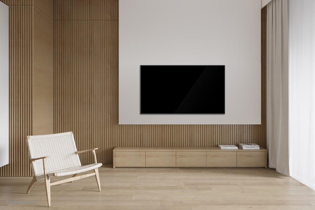 Neomounts Select TV-Wandhalterung - 61 cm (24 Zoll) - 139,7 cm (55 Zoll) - 75 x 75 mm - 200 x 200 mm - 0 - 12 Grad  - Schwarz