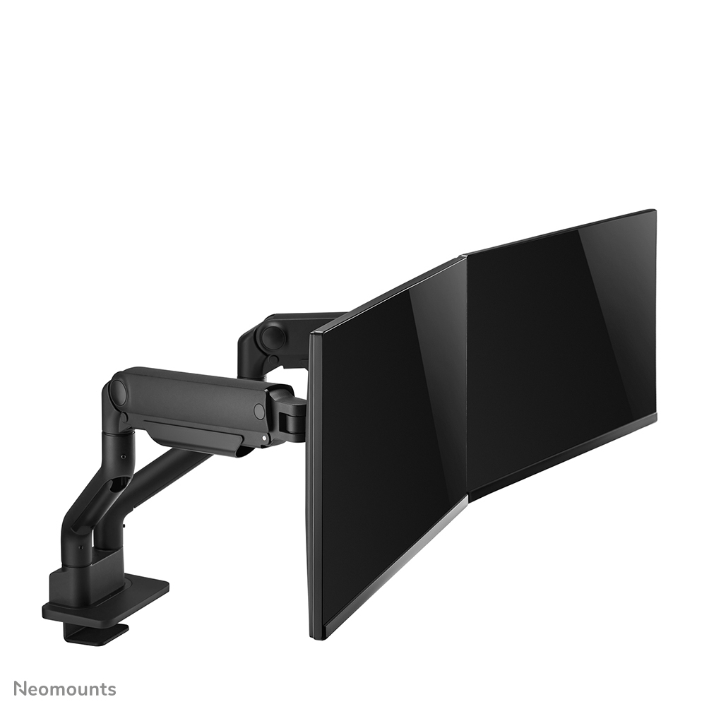 Neomounts Select Desk Mount double display topfix clamp &grommet