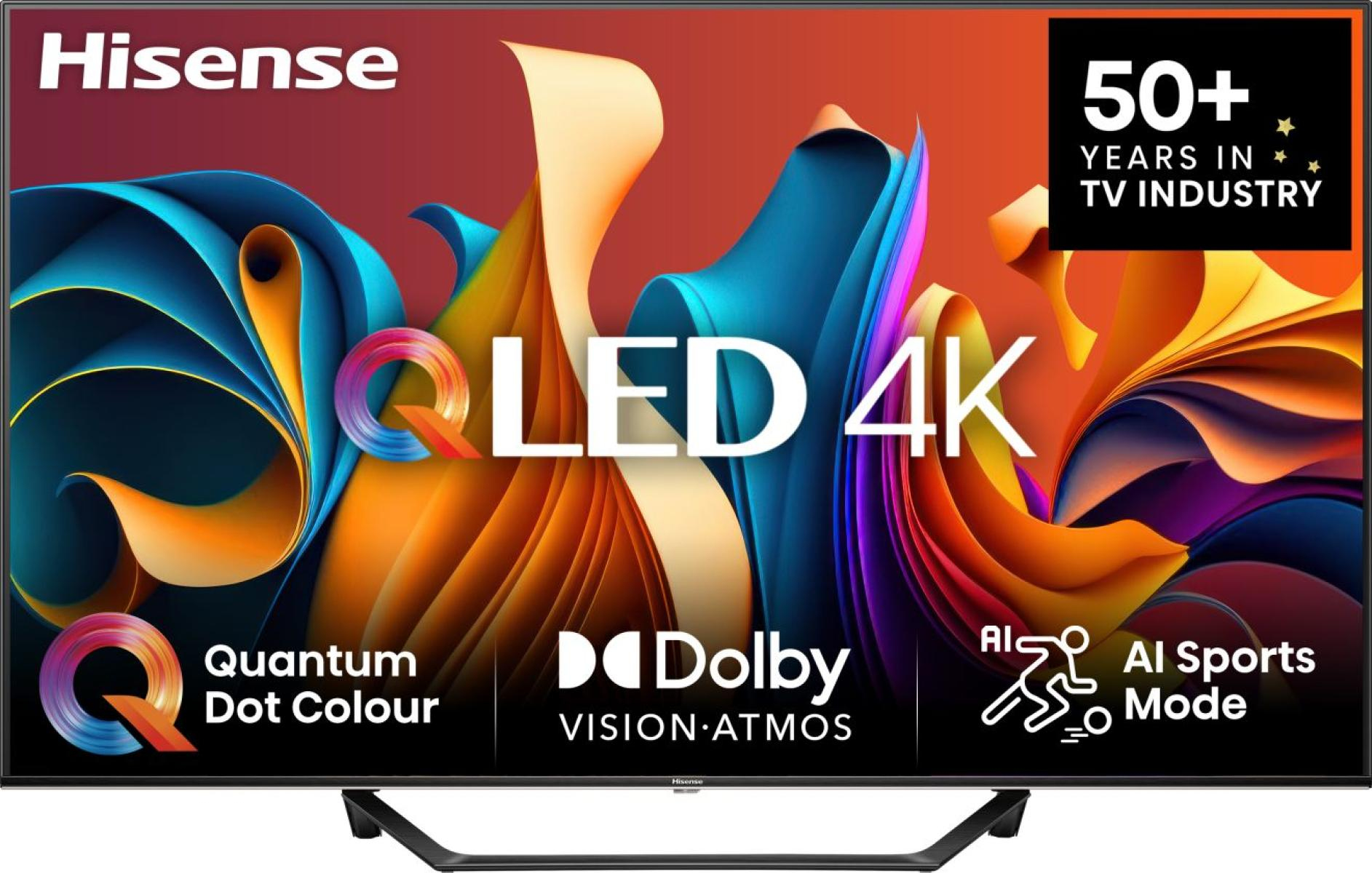 LED 4K, Quantum Dot Colour, Dolby Vision Atmos, TV Stand, 50+ Years in TV Industry