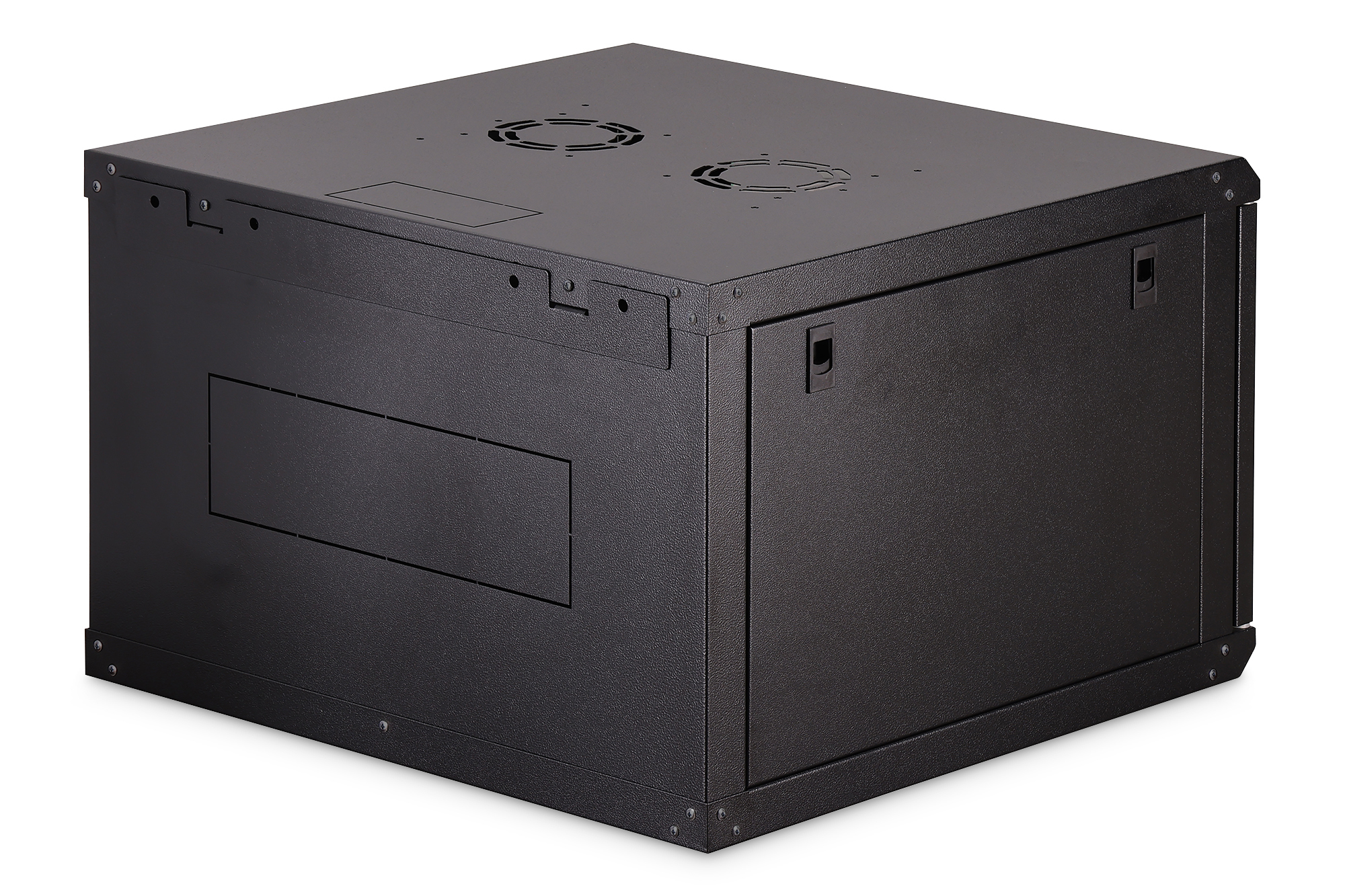 Servergehäuse, Rackmount, Kühlventilatoren, Metallgehäuse, Schwarz