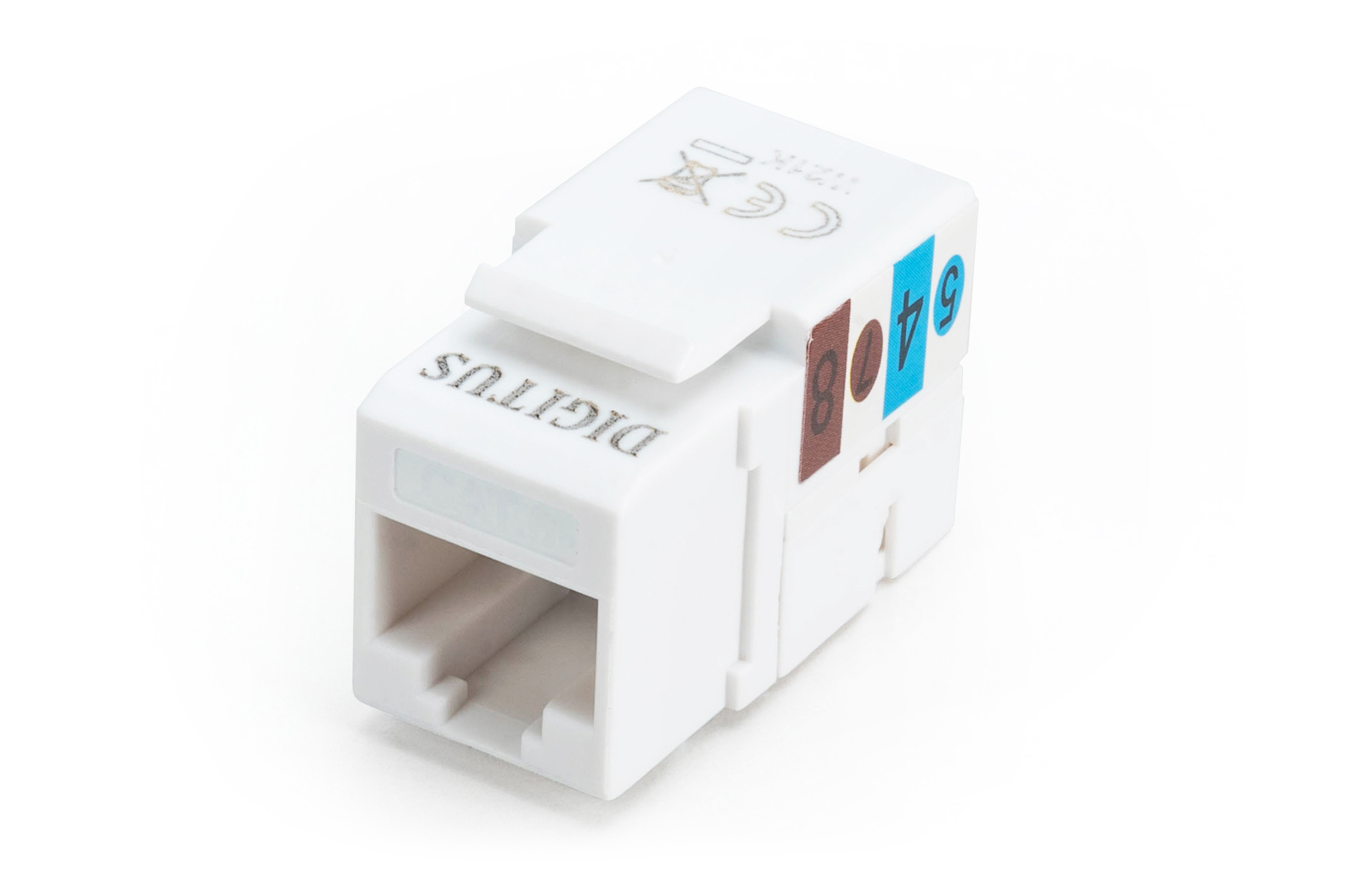 DIGITUS DN-93601 CAT 6, Klasse E Keystone Modul, ungeschirmt DIGITUS DN-93601 CAT 6, Klasse E Keystone Modul, ungeschirmt