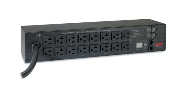 APC Rack PDU, Metered, 2U, 30A, 120V, (16) 5-20
