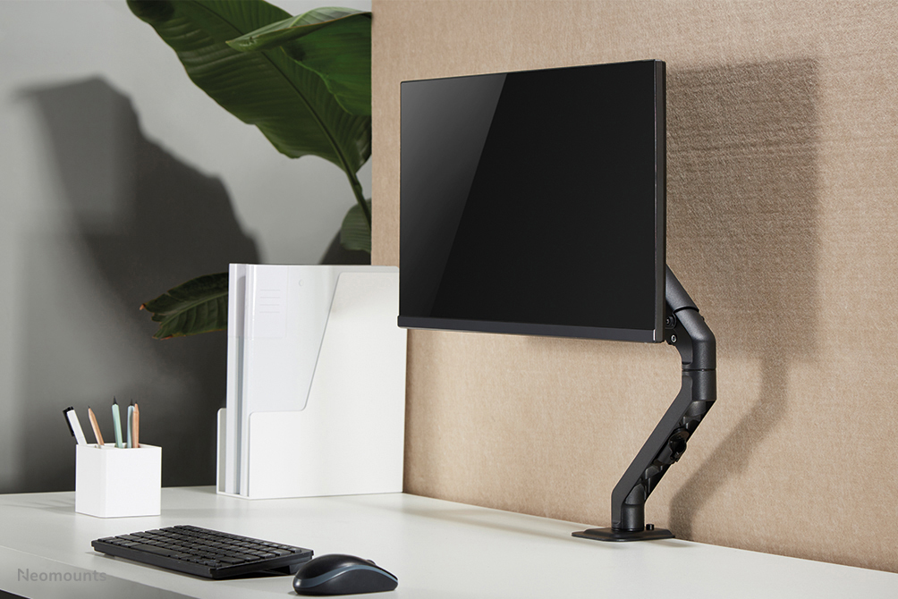 Neomounts Monitor-Tischhalterung - Klemme /Bolzen - 7 kg - 43,2 cm (17 Zoll) - 68,6 cm (27 Zoll) - 100 x 100 mm - Schwarz