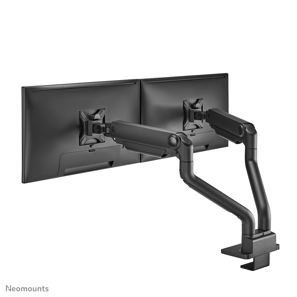 Neomounts Select Desk Mount double display topfix clamp &grommet
