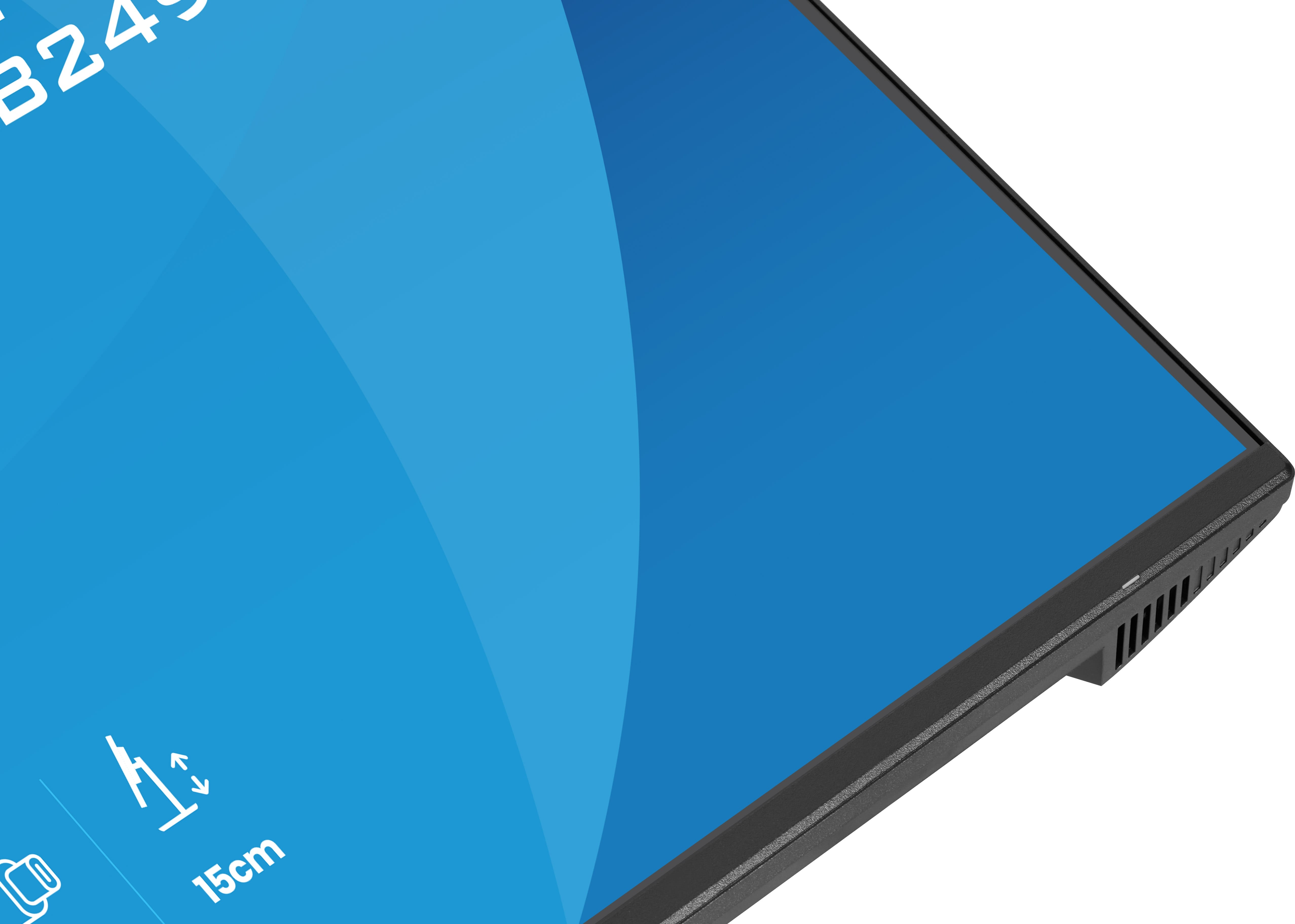 Laptop, Bildschirm, Display, Blau, Schmaler Rand