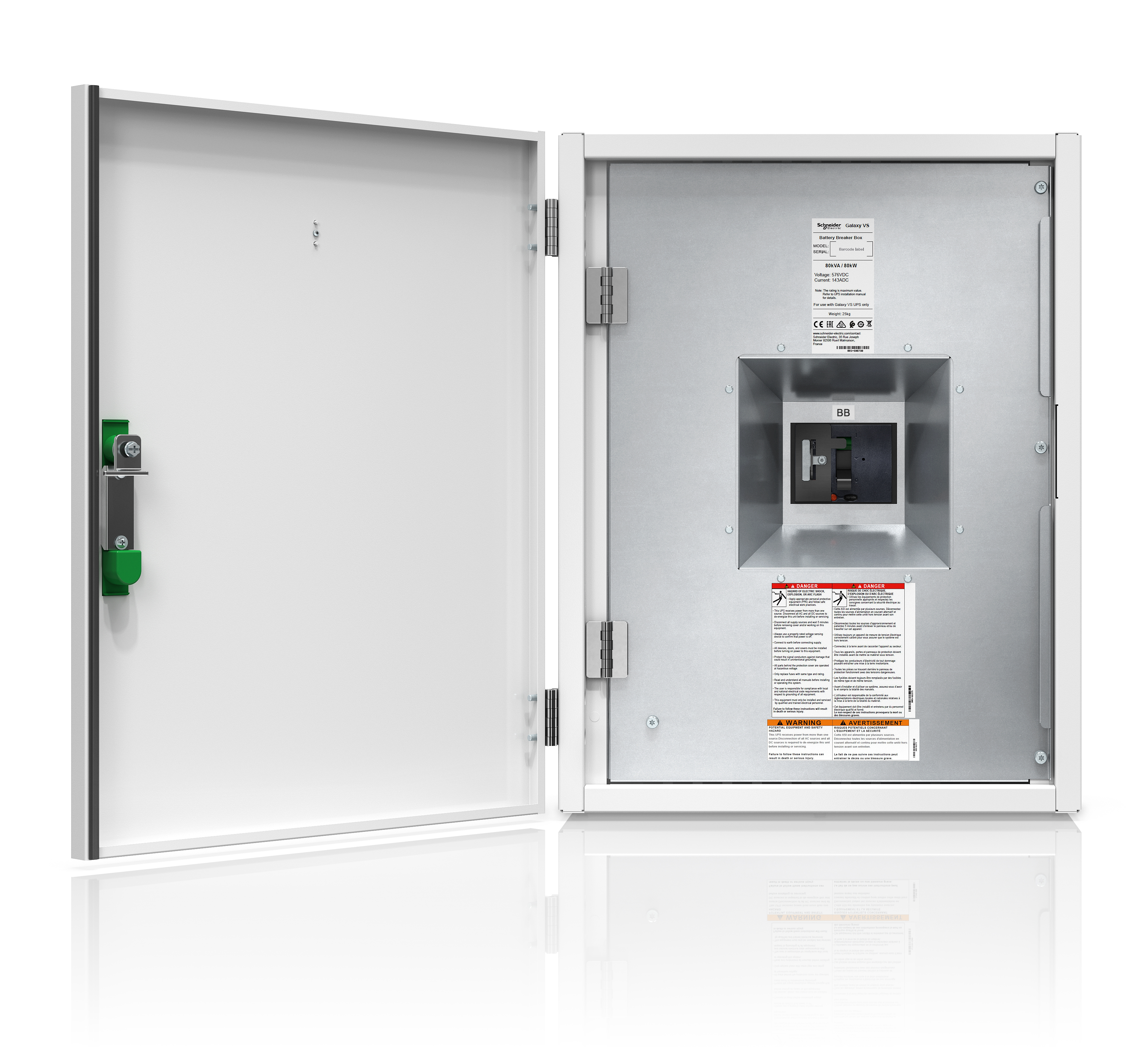 APC GVSBBB20K80H - Galaxy VS Battery Breaker Box 20-80kW 400V