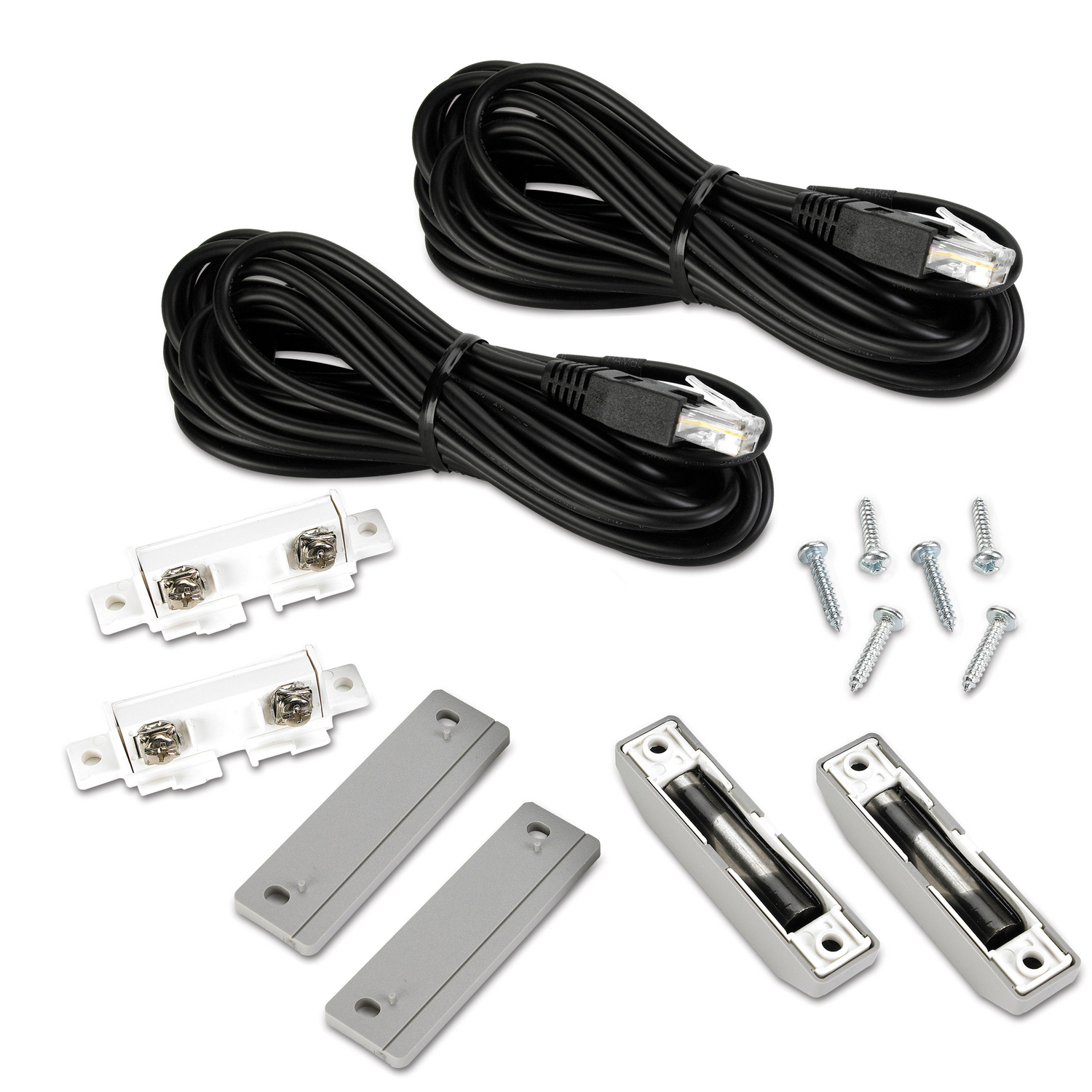 Netzwerk-Kit, RJ45 Kabel, Kabelschachtel, Schraubenklemme, Montagezubehör