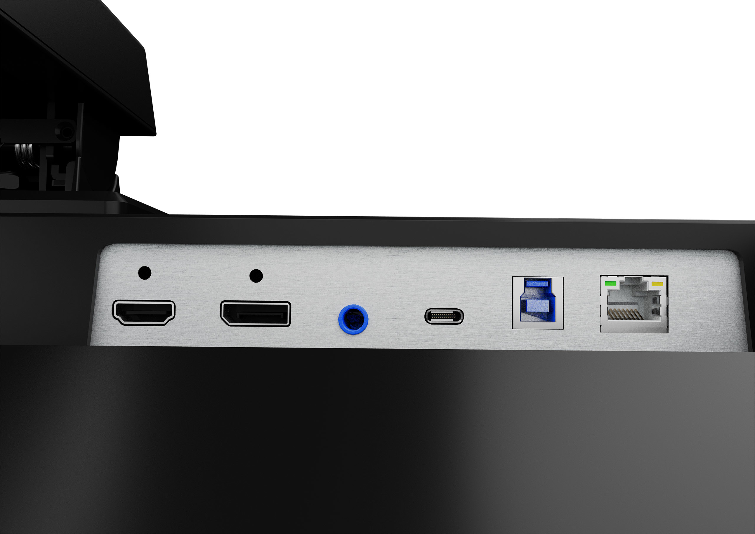 HDMI, USB-C, Ethernet, Klinkenbuchse, RJ-45