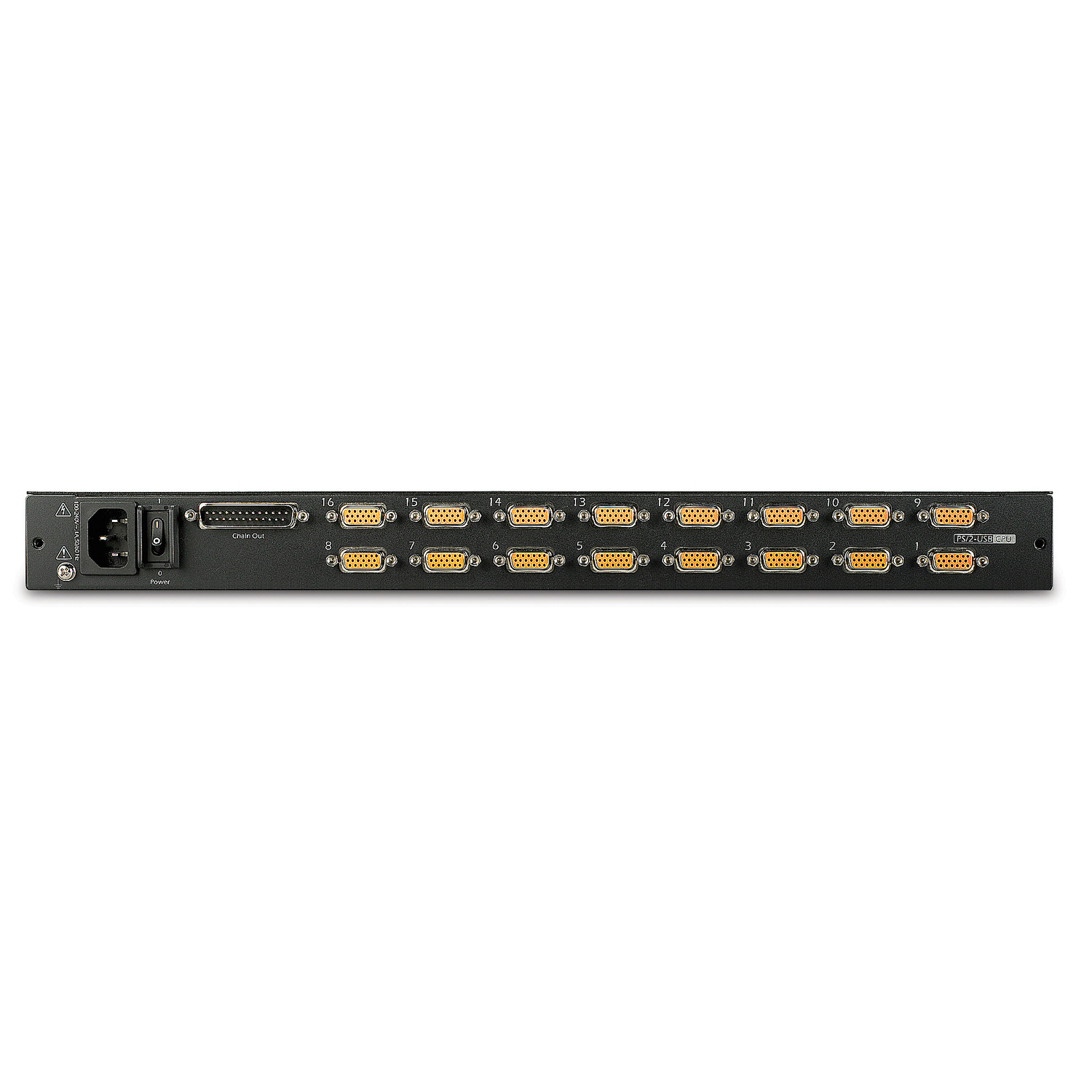 Rackmount, Serielle Ports, DB-9, 15-pol VGA?, Netzanschluss
