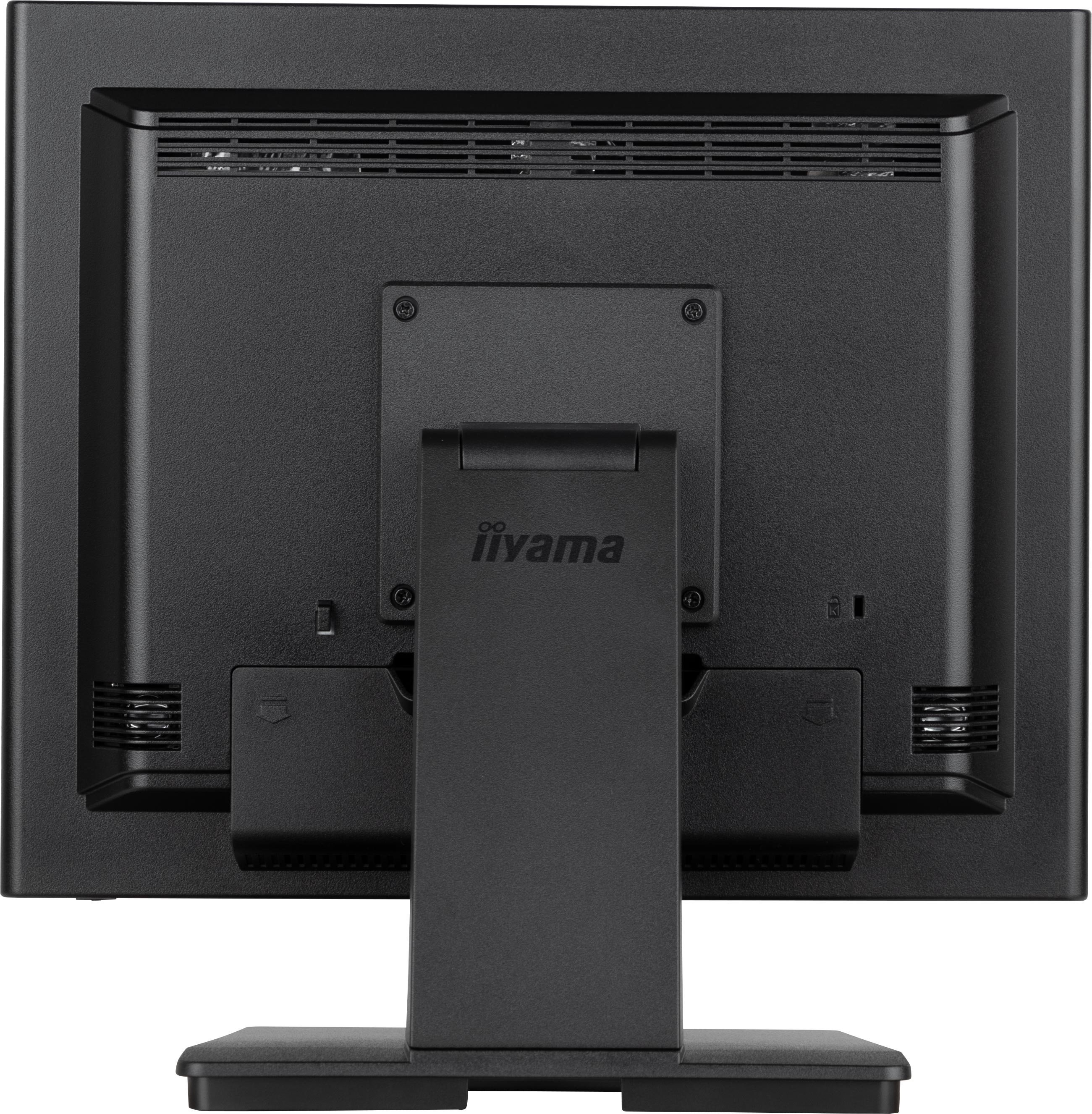 monitor, lcd, ständer, schwarz, rückseite