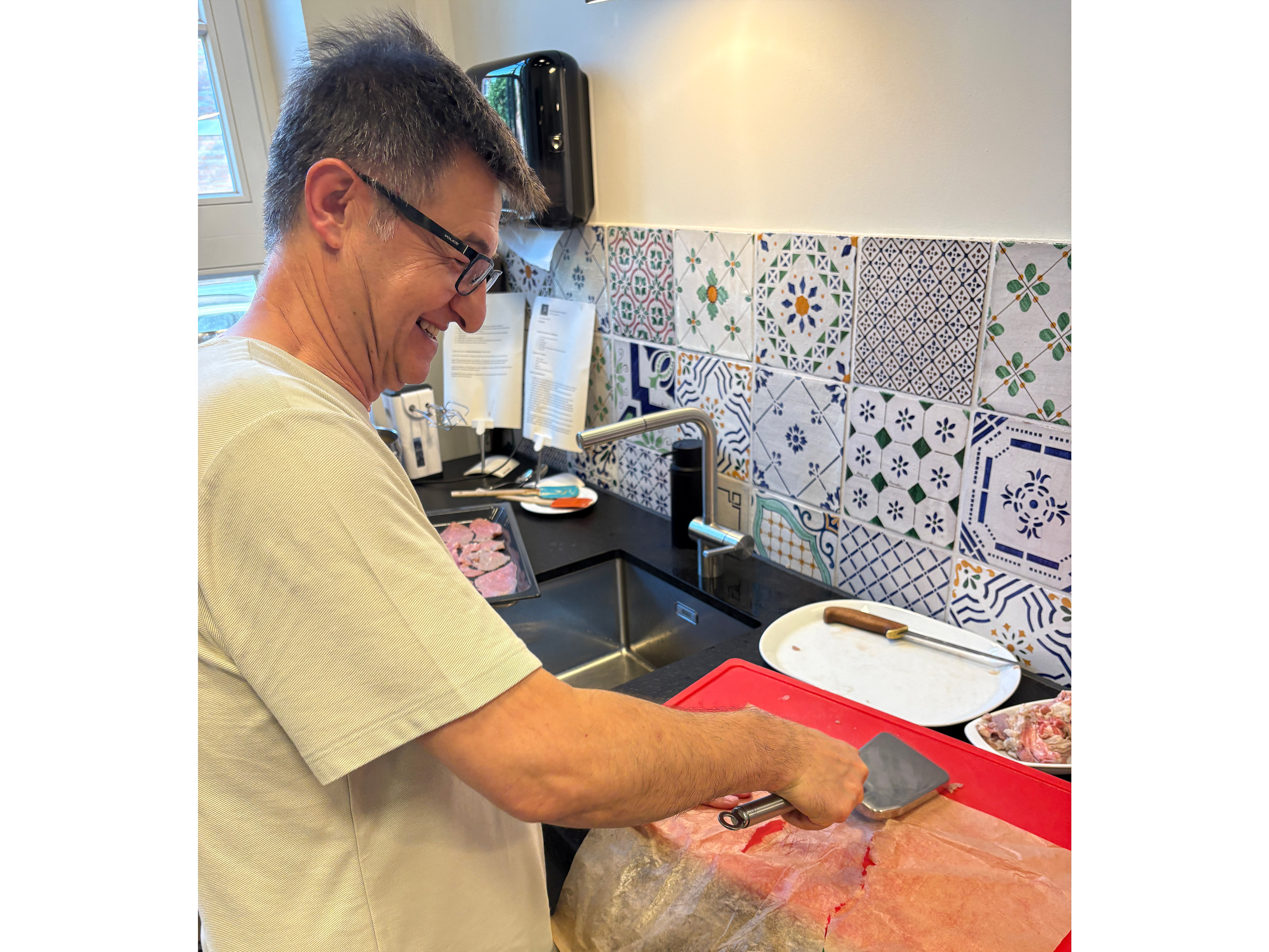 kitchen, fisch, rohes_fleisch, schneidbrett, messer