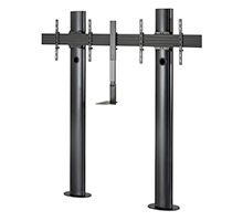 B-TECH MODE-AL - Premium Bolt-Down Twin Screen VC Stand - (VESA 600 x 400) - 2m BT8711/B B-TECH MODE-AL - Premium Bolt-Down Twin Screen VC Stand - (VESA 600 x 400) - 2m BT8711/B
