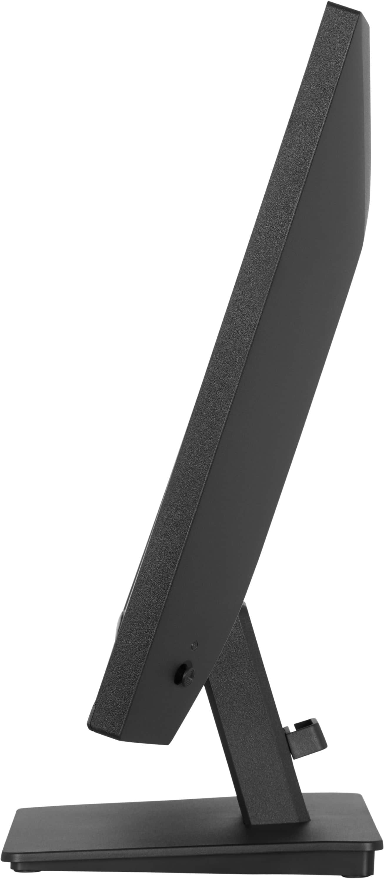 monitor, screen, stand, black, side-view