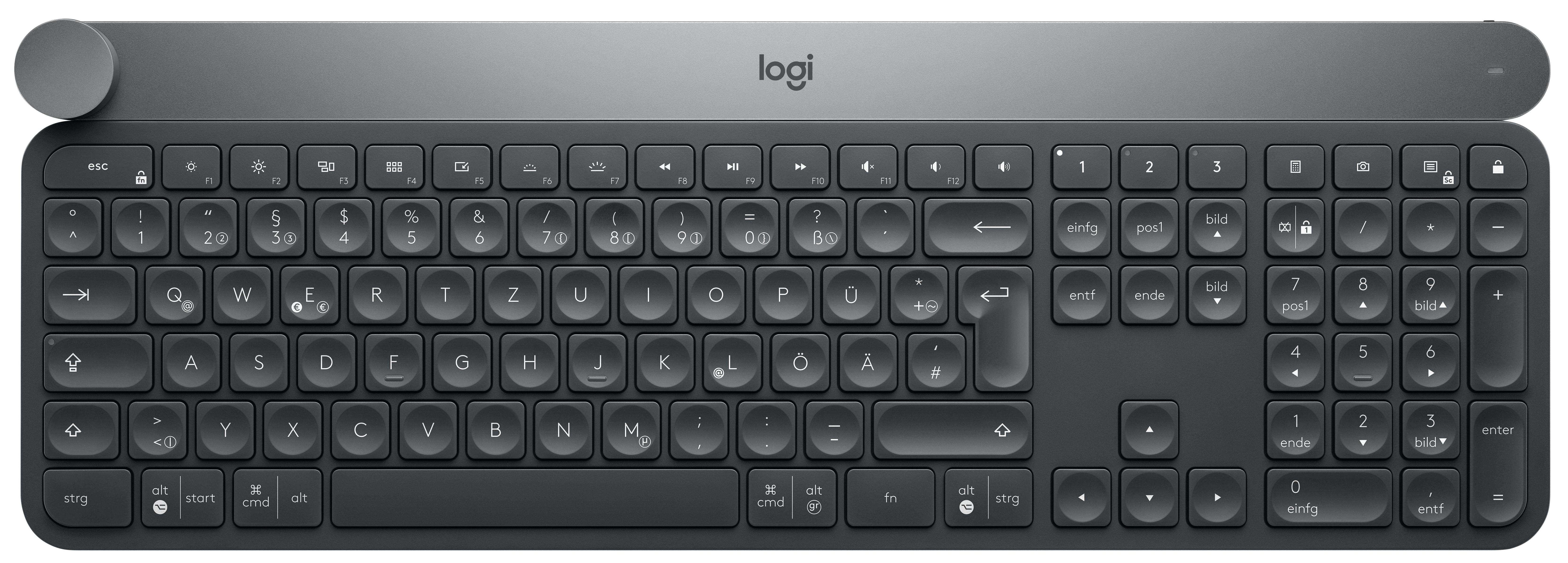 Logitech Tastatur Craft, schwarz