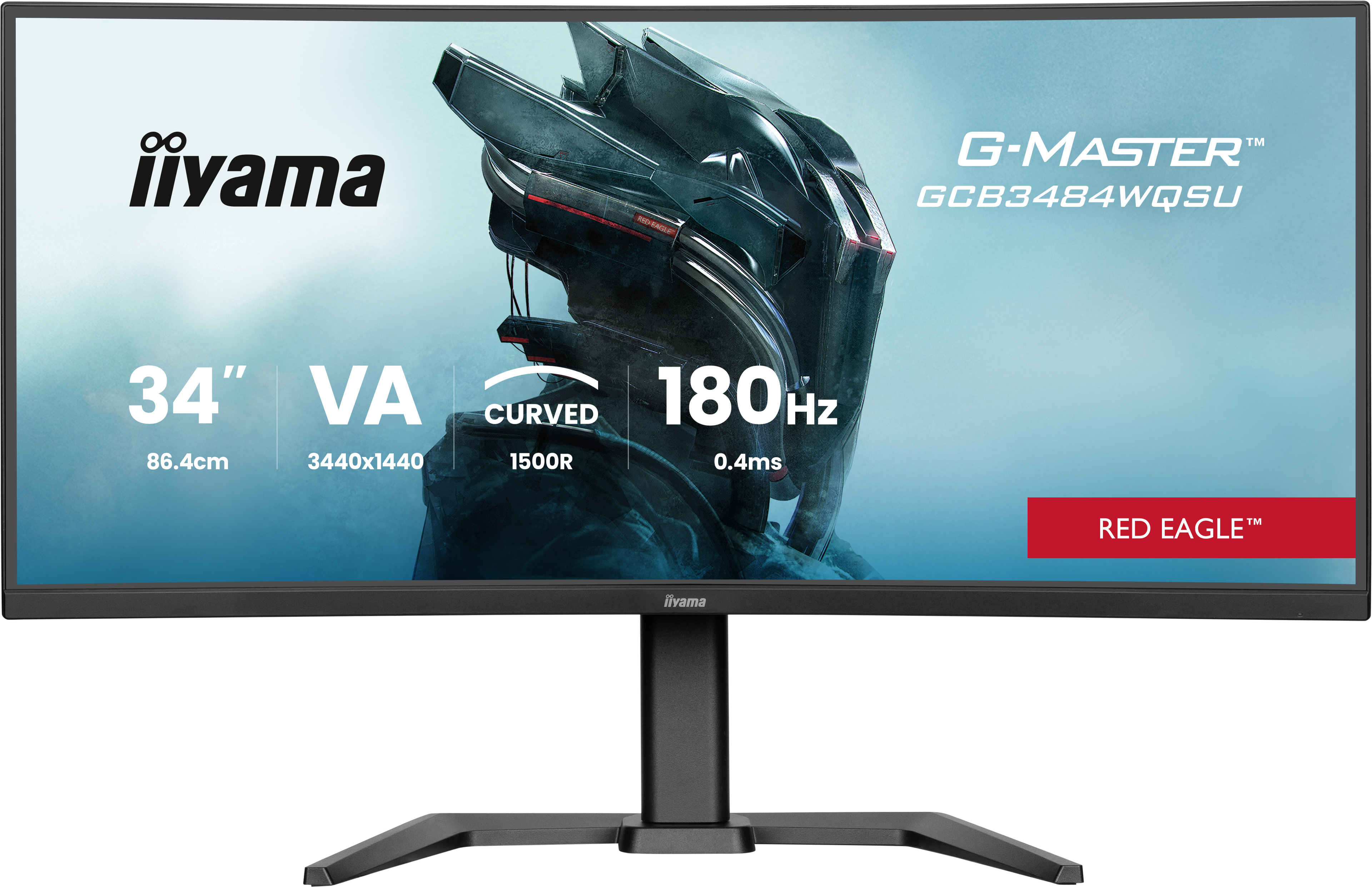 IIYAMA Monitor GCB3484WQSU-B1 Computerausrüstung, Überwachen, Bildschirm, FERNSEHER