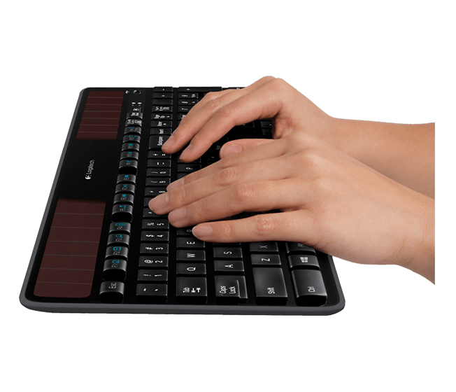 Logitech Tastatur K750 Solar, schwarz