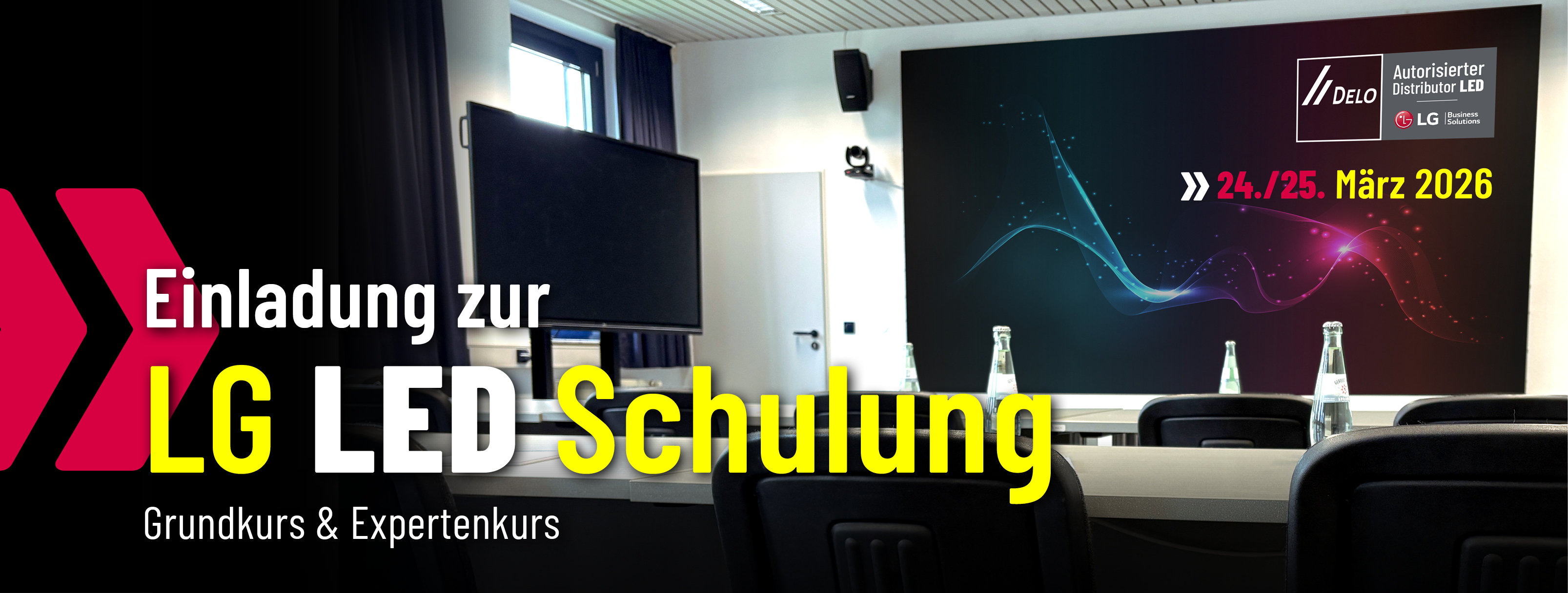 LED, LED-Beleuchtung, Konferenzraum, Vortragssaal, Saalbanner
