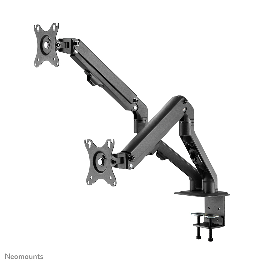 Neomounts Monitor-Tischhalterung - Klemme /Bolzen - 7 kg - 43,2 cm (17 Zoll) - 68,6 cm (27 Zoll) - 100 x 100 mm - Schwarz